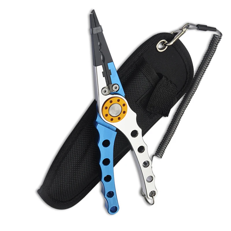 

Aviation Aluminum Fishing Pliers Split Ring Cutters Fishing Holder Tackle Scissors Line Cutter Remove Hook