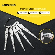 5 шт./компл. Gap линейка 1-10 мм Нержавеющая сталь высокая точность конический линейка диафрагмы треугольный Клин датчик измерительных инструментов