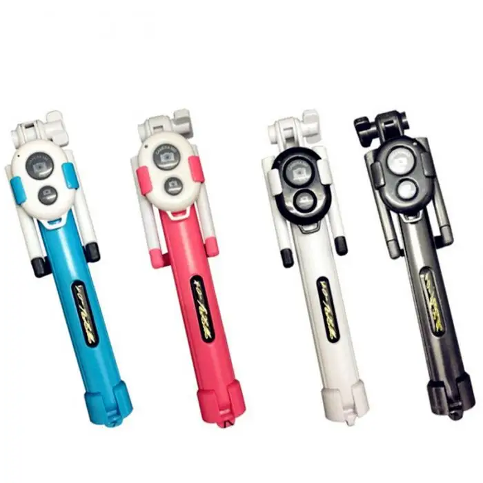 Mini Selfie Stick Mini Tripod Contractible With Bluetooth Remote Control For iOS& Android ND998