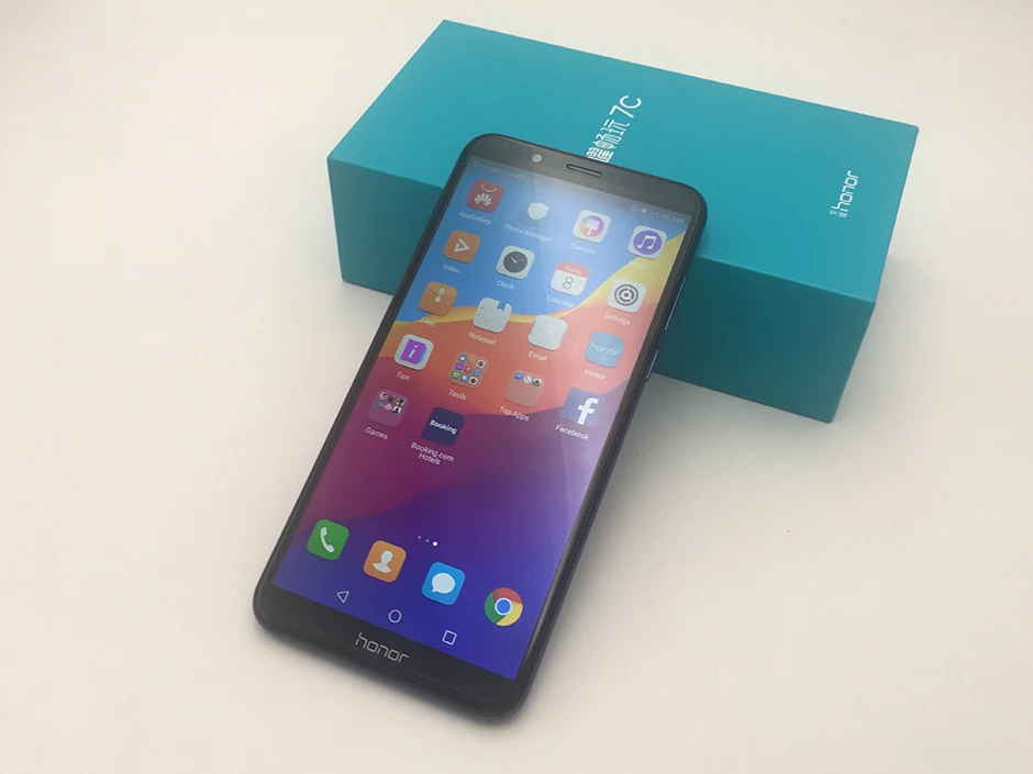 Фонарик Honor 7C 3 ГБ 32 распознавание лица 5 99 дюйма Восьмиядерный процессор Snapdragon 450