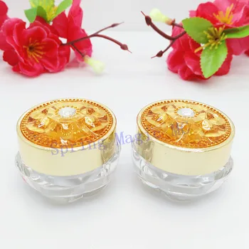 

Special offer Luxury 5g 10g Diamonds shape Acrylic Cream Jar,Cosmetic Container small Eye Cream jar,plastic jars cosmetic Case