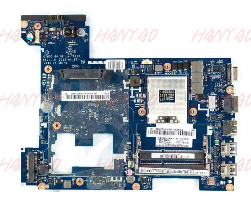 

LA-7982P For Lenovo G580 Laptop Motherboard ddr3 Free Shipping 100% test ok