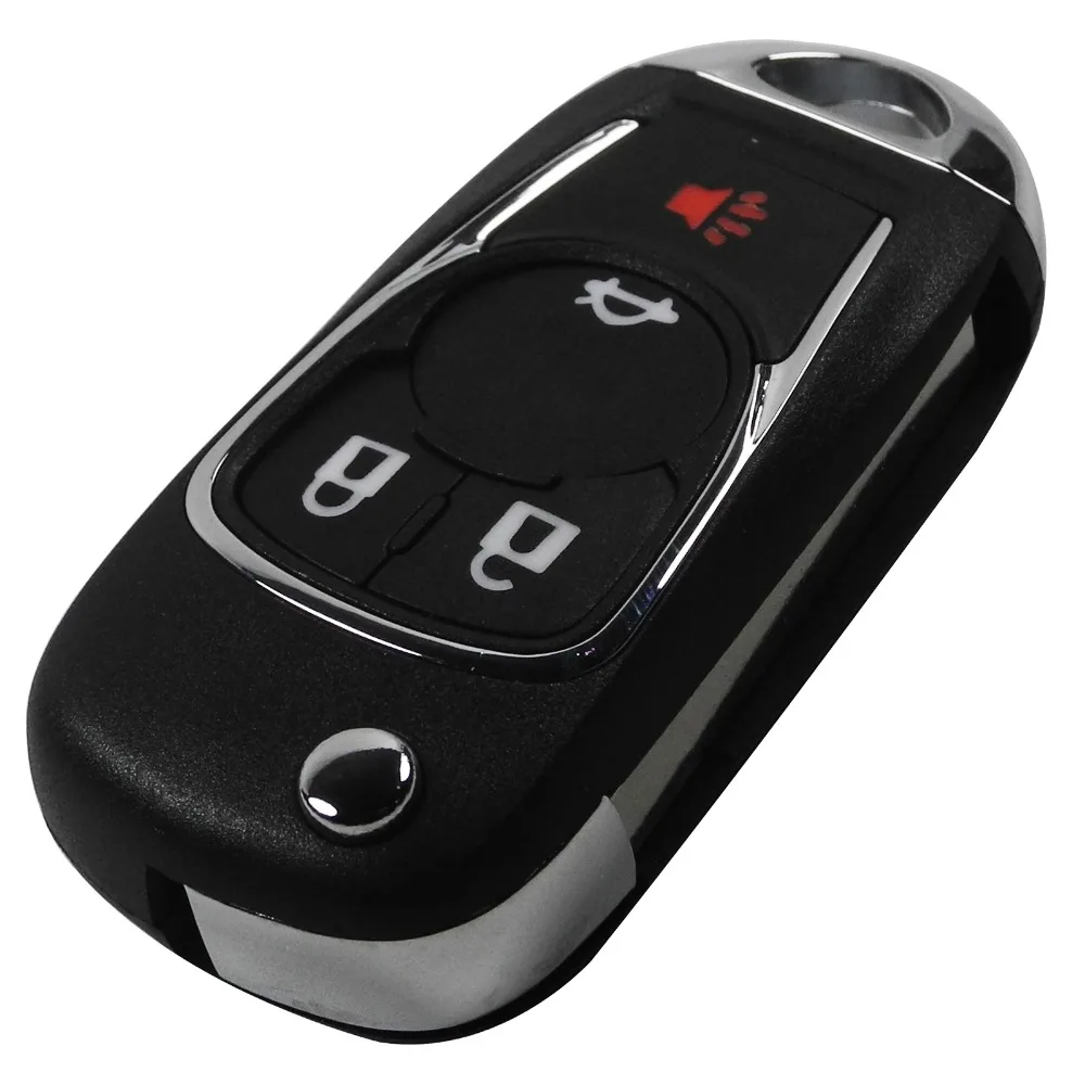 Jingyuqin 40X 2/3/4/5B модифицированный для Chevrolet Chevy Equinox Camaro Volt Spark Malibu Cruze Sonic флип брелок