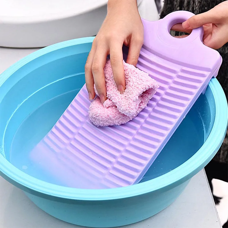 Plastic Anti-skid Thicken Antislip Washboard Mini Clean Laundry Dormitory Home Board Washing Plate