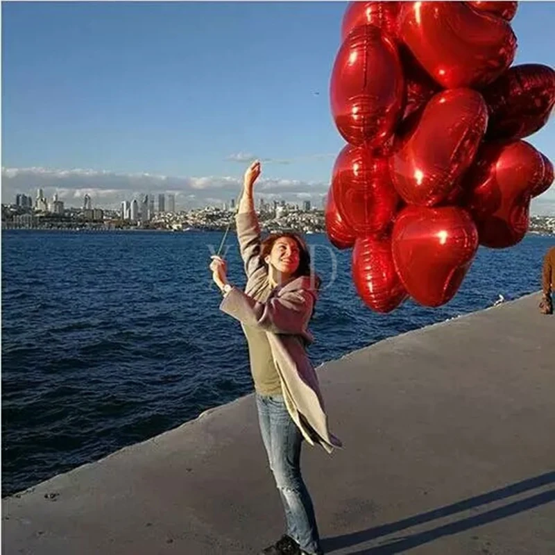 50pcs-18inch-red-Love-Foil-Heart-shape-Helium-Balloons-Wedding-Birthday-Party-decorations-marriage-Globos-orbs