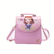 Прекрасная мультяшная София для девочек сумка для детей Милая мини-сумка для девочек из искусственной кожи сумка-мессенджер детская принцесса вечерние сумки для девочек