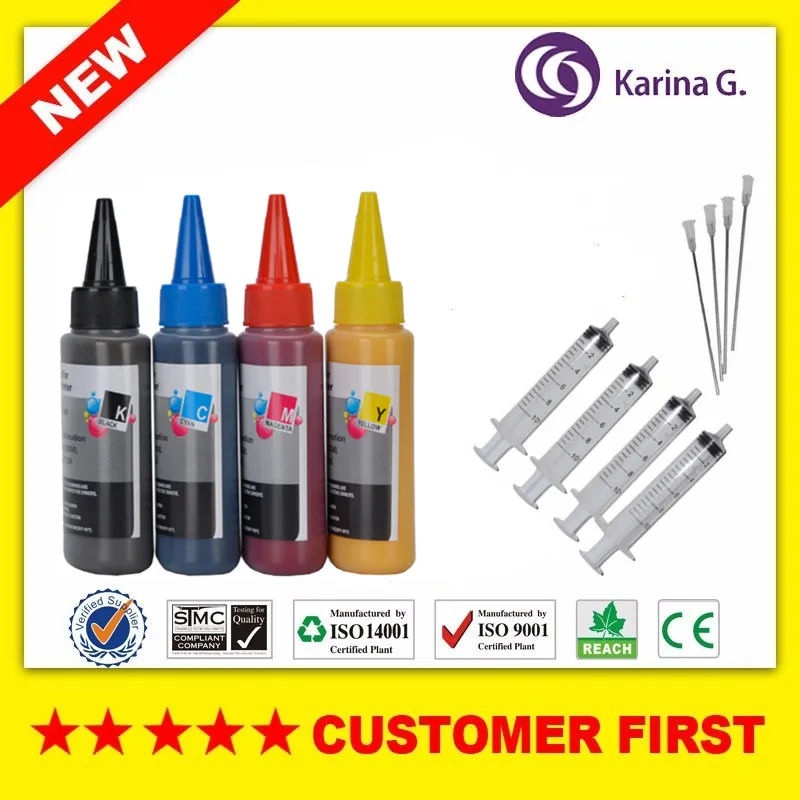 4 x 100ml /bottle Universal Sublimation Ink For Epson Printers Heat Transfer Ink Heat Press Sublimation