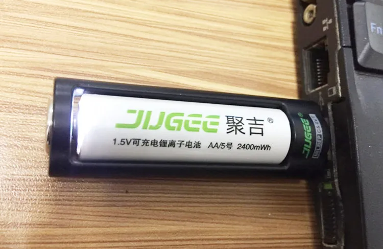 Литий полимерная литий ионная аккумуляторная батарея jugee 4 Упак. 1 5 В 2400mWh AA|lithium
