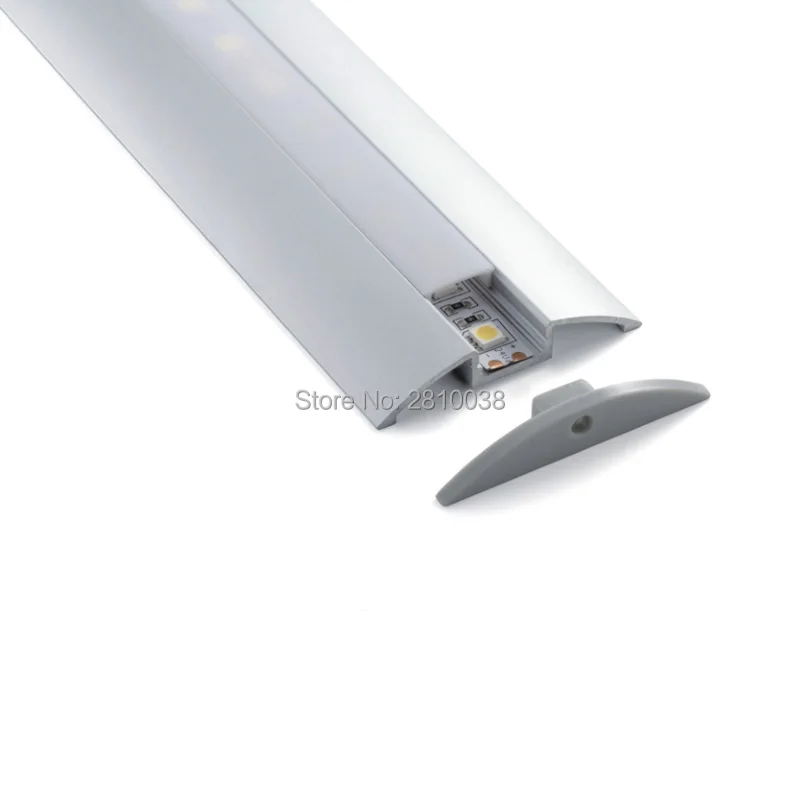 

10 x 1M Sets/Lot Super Flat Led aluminum profile and arc shape led channel for Kitchen or led Cabinet lights