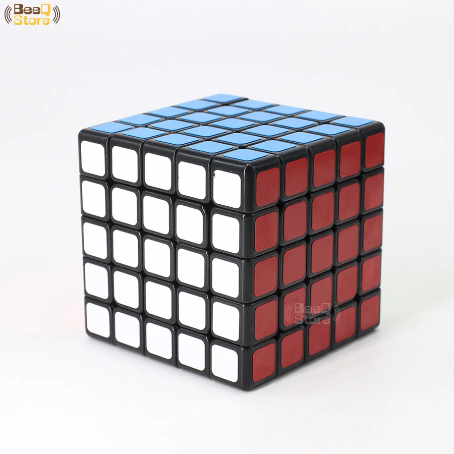 Shengshou ledgen 2x2/oneplus 3/OnePlus x 3 4x4 5x5 Magic Cube 2x2x2, 3x3x3, 4x4x4, 5x5x5, Скорость куб, головоломка, куб Волшебные magico черная игрушка для детей - Цвет: 5x5