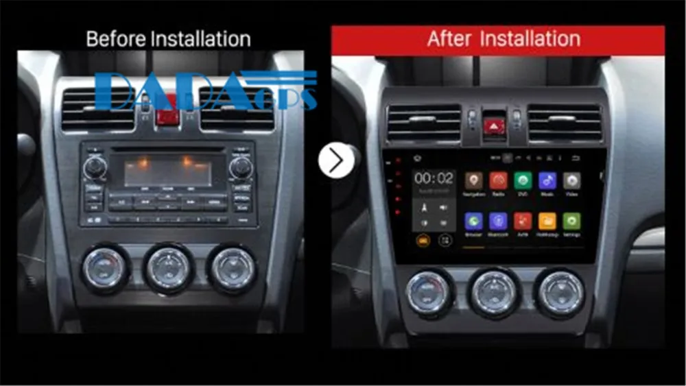 Sale Newest Android 7 Car Radio GPS Navigation For Subaru Forester 2013 2014 no DVD Player Car Stereo Multimedia FreeMap Vehicle Auto 3