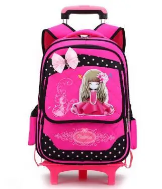 

Kid School Rolling Backpack Travel Luggage Bags School Trolley Backpack For Girls Wheeled Bag For School Trolley Bag On Wheels