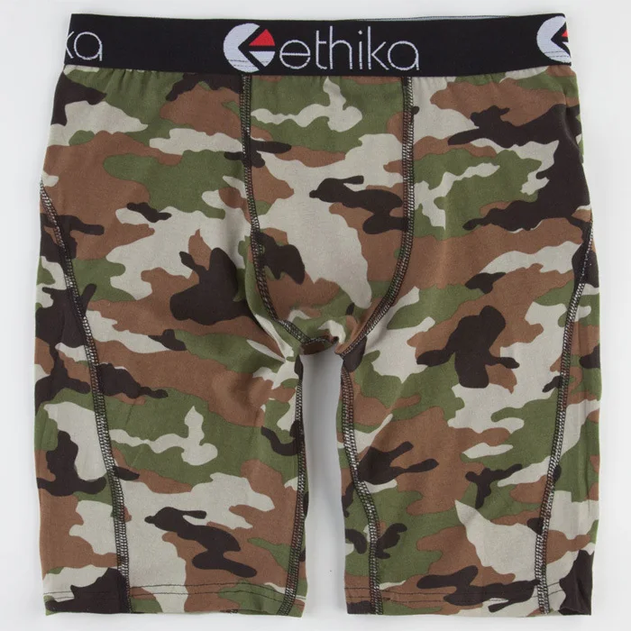 Для Мужчин's Нижнее Бельё для девочек бельё ETHIKA The staple Лесной камуфляж хлопок