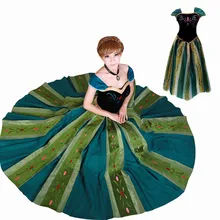 Carnaval elsa & anna aniversário moda gelo neve rainha festa traje cosplay vestido adulto meninas senhora cinderela neve branca princesa