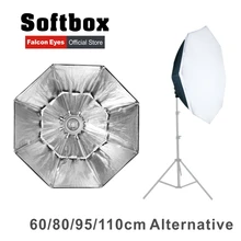 Falcon Eyes Portable Foldable Octagon Softbox 60/80/90/110cm Umbrella Diffuser Reflector for Photo Studio Flash Speedlite