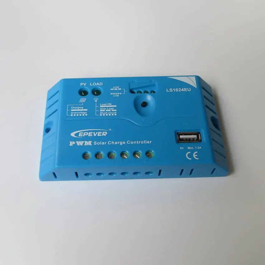 

1pc x 10A LS1024EU EP EPEVER PWM LandStar Solar system Kit Controller Regulators With 5V USB