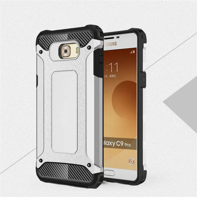 US $2.72 For Samsung Galaxy J3PRO J5PRO J7PRO J3 J5 J7 2017 C9 Pro Hybrid Armor Cover back cover for A3 A5 A