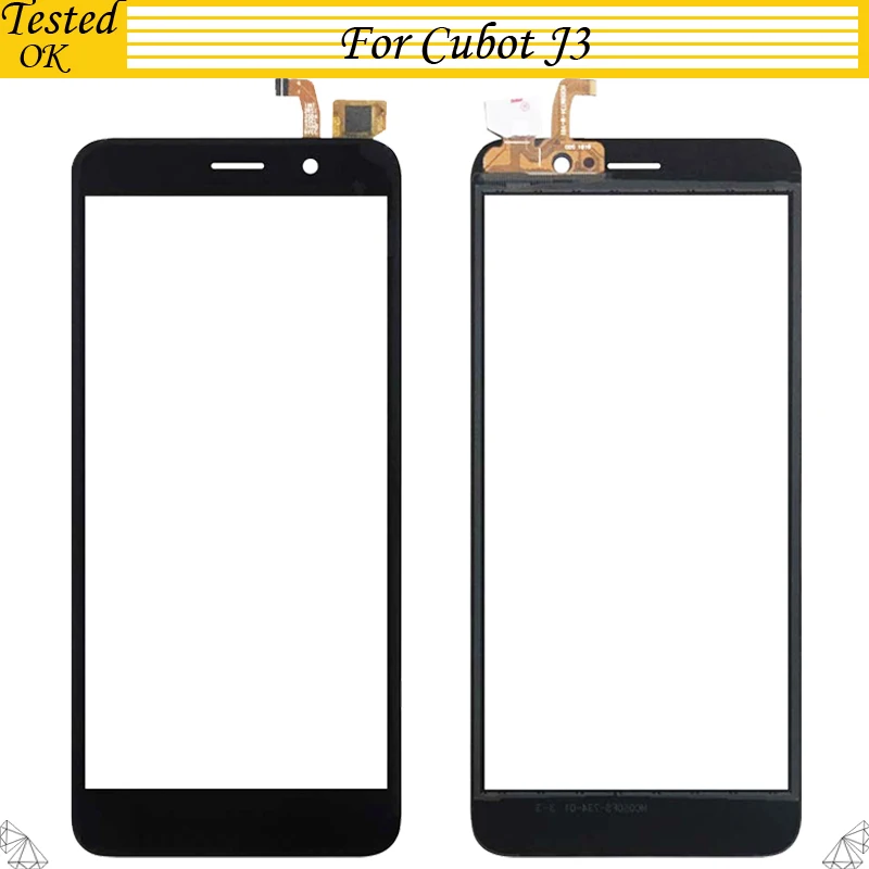 

Phone Sensor Touch Screen For Cubot J3 Touch Screen Mobile TouchScreen Front Glass Digitizer Panel j 3 TouchS creen