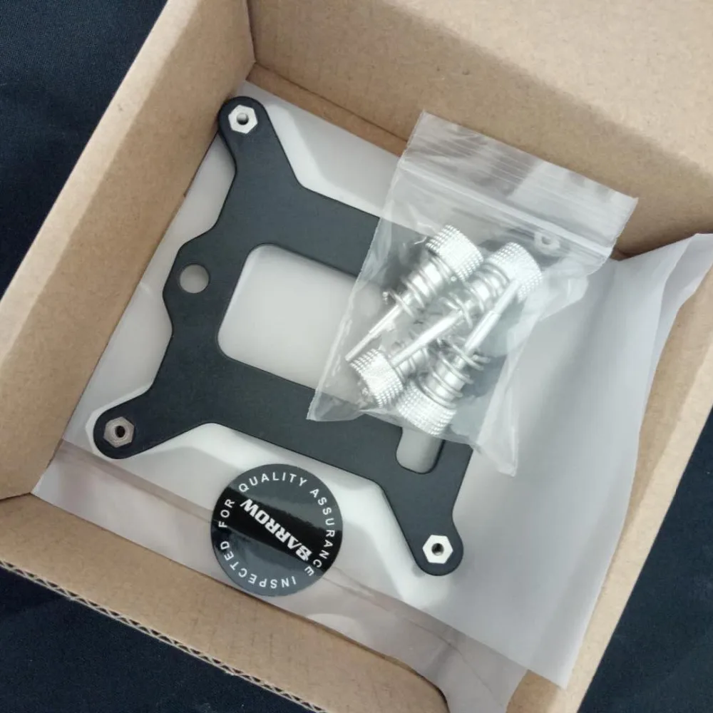 CZJ115S DIY تغيير بارو بسيطة سلسلة إنتل 115X منصة CPU المياه كتلة قوس حامل دعم أسود أبيض شحن مجاني
