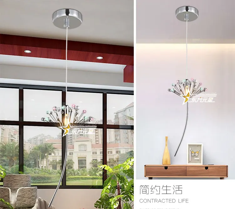 G4 светодиодный подвесной светильник железа art crystal лампы мини прихожей лампы внутреннего декоративный подвесной светильник приспособление