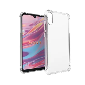 

50pcs/lot High quality Anti shockproof transparent Soft TPU Cover Case For Huawei Y7 Prime 2019 Y7 Pro 2019 / Honor 8A / Y9 2019