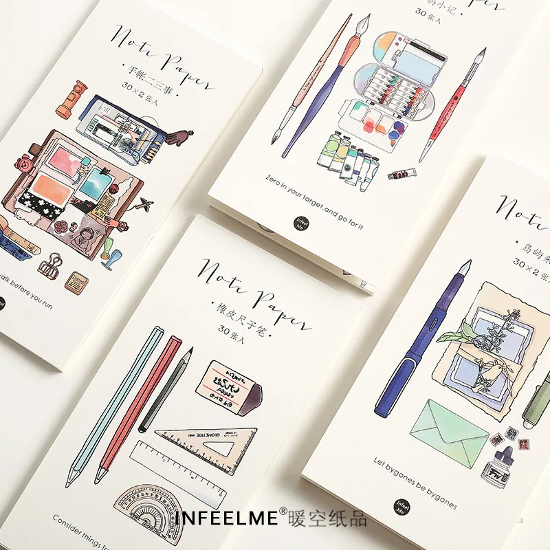 

put the days into the stationery message notepad notes note pads kawaii memo pad 4 Style Pragmatic Gift Office School Supplies