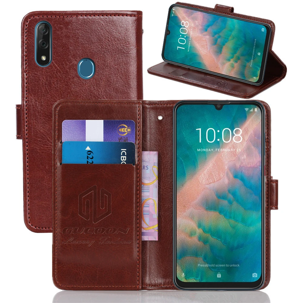 

GUCOON Classic Wallet Case for ZTE Blade A622 Cover PU Leather Vintage Flip Case for ZTE Blade V10 Fashion Phone Bag Shield