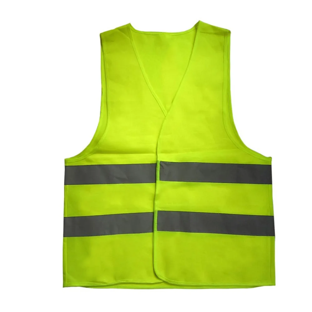 High Visibility Reflective Fluorescent Vest Outdoor Safety Clothing Running Contest Vest Safe Light-Reflective Ventilate Vest