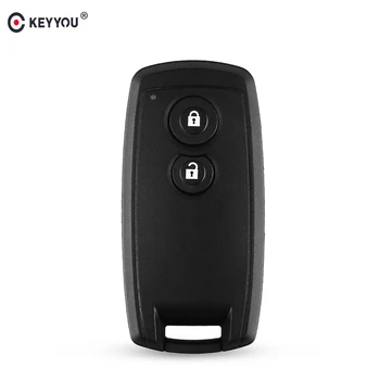 

KEYYOU for Suzuki Smart Car Key Shell Card with Insert Blade 2 Button Remote Key for Suzuki SX4 Grand Vitara Swift Key Fob Case
