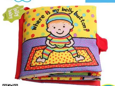 Jollybaby книжки из мягкой ткани Peek a boo ткани активности Crinkly книги развивающие детские игрушки для детей - Цвет: Catch the mystery