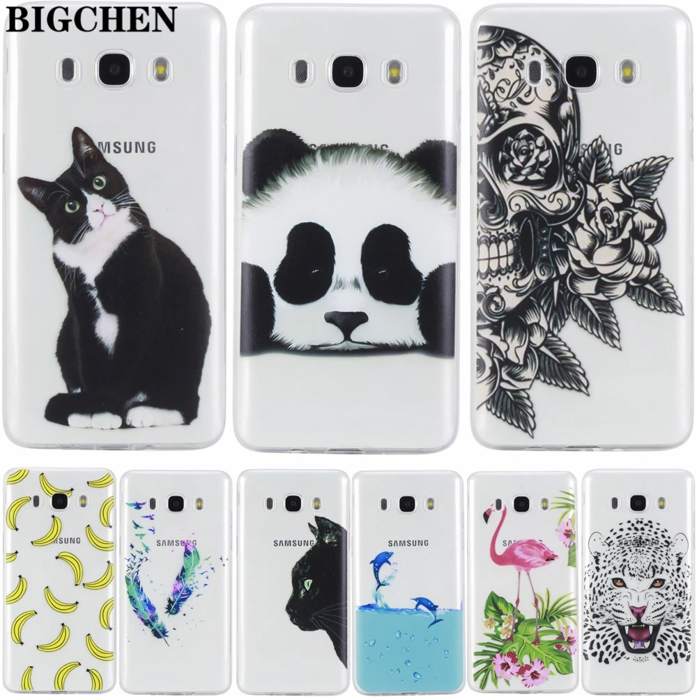 Keren Lucu Kasus Soft Shell Untuk Samsung J510 Menarik Kartun