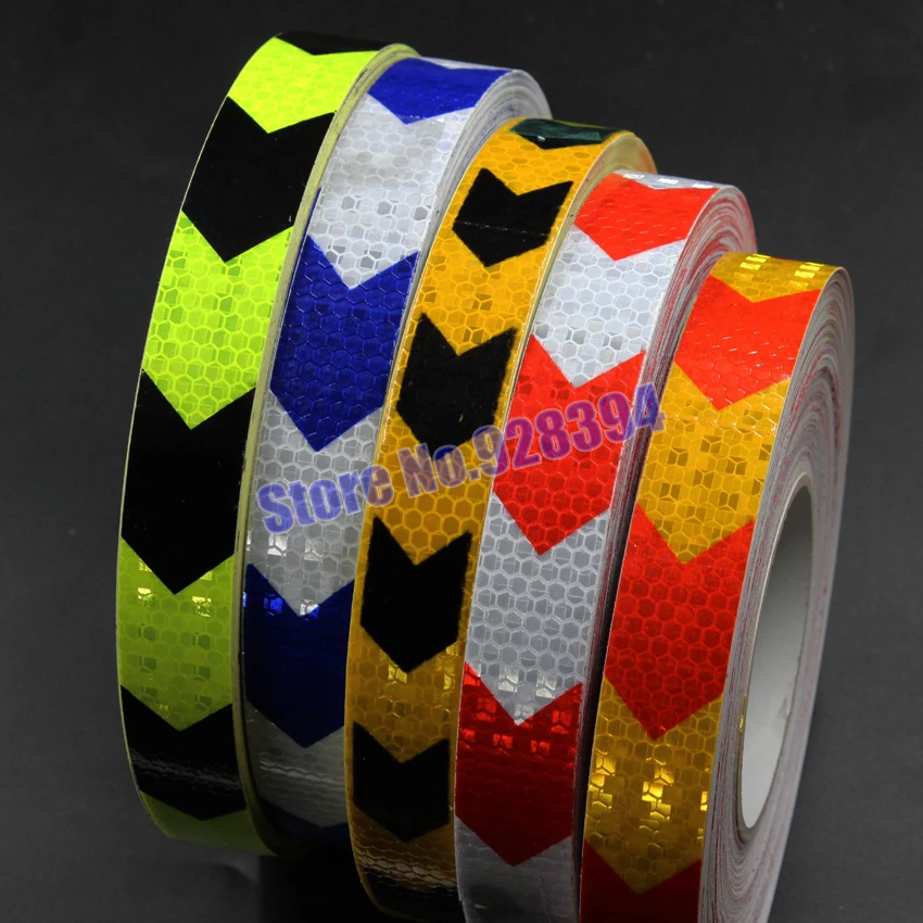 25mmx50M Arrow Safety Reflective Adhesive Tape Reflective Tape Sticker