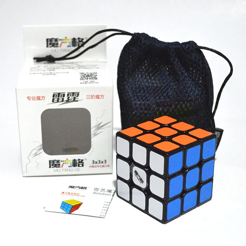 

QiYi MoFangGe thunderclap Magic Cube 3x3 Thunder Clap Puzzles Cube professional Speed magico Cubo Traditional Cube Toys