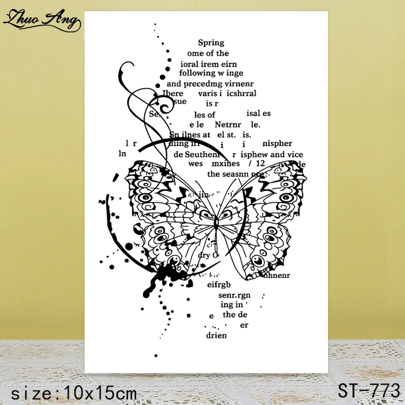 

ZhuoAng New ST-773 design transparent seal / sealed DIY scrapbook / album decoration card / seamless seal