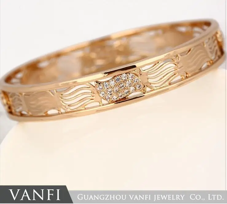 Стиль винтажный дизайн браслеты подарок браслет из австрийских кристаллов Шампанское Золото манжеты для женщин подарок