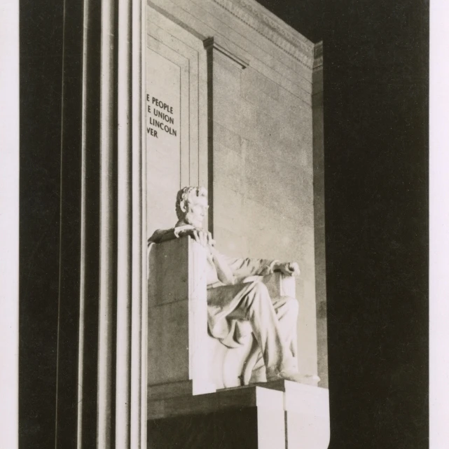 The Lincoln Memorial  Washington  D. C. Poster Print By Mary Evans Grenville Collins Postcard Collection (18 X 24)