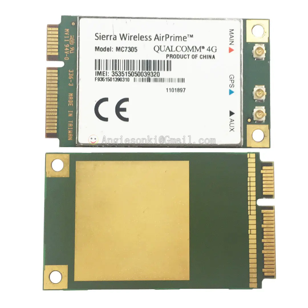 Разблокирована Sierra Беспроводной airprime mc7305 4 г 3G 100 МБ Mini pci-e M.2 Wi-Fi WWAN карта модуль HSPA + edge GPS LTE 1800/2100/2600 мГц