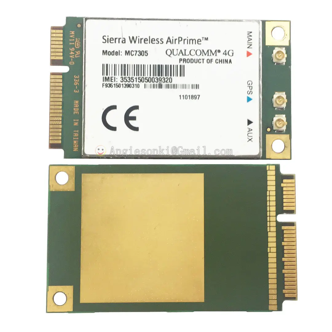 Разблокированный беспроводной Airprime MC7305 4G 3G 100 Мб Mini PCI E M.2 Wifi WWAN карта модуль HSPA + EDGE