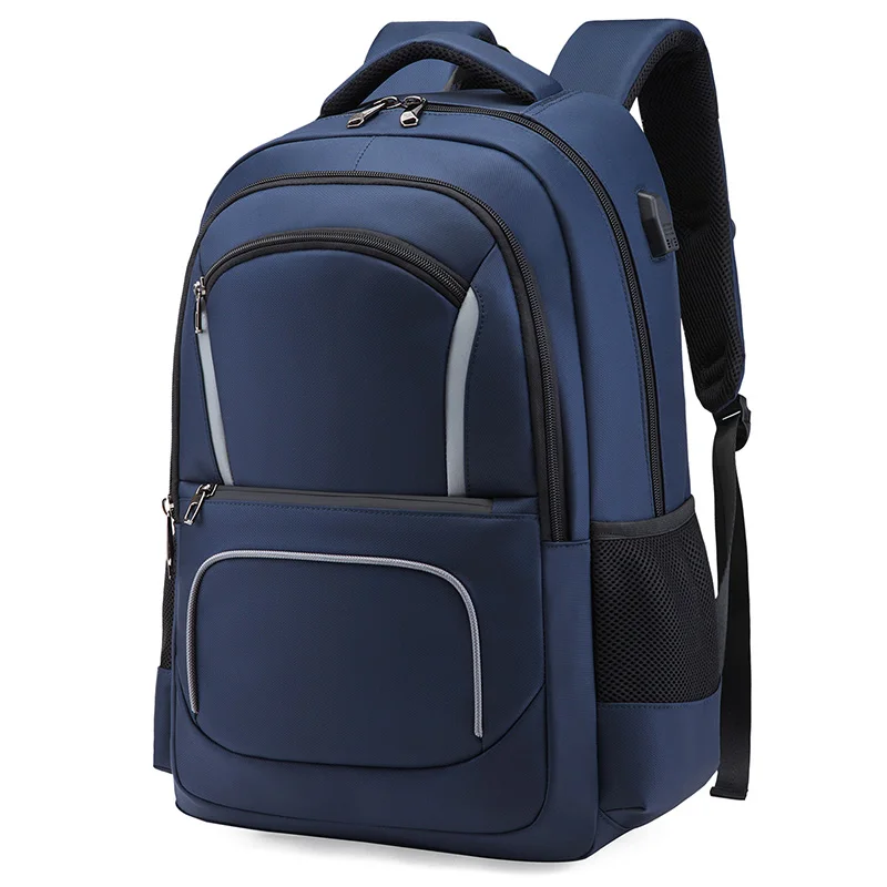 Athacer водонепроницаемый рюкзак большой емкости многофункциональная прочная сумка для ноутбука Мужская зарядка через usb дорожная деловая школьная сумка для женщин - Цвет: Blue