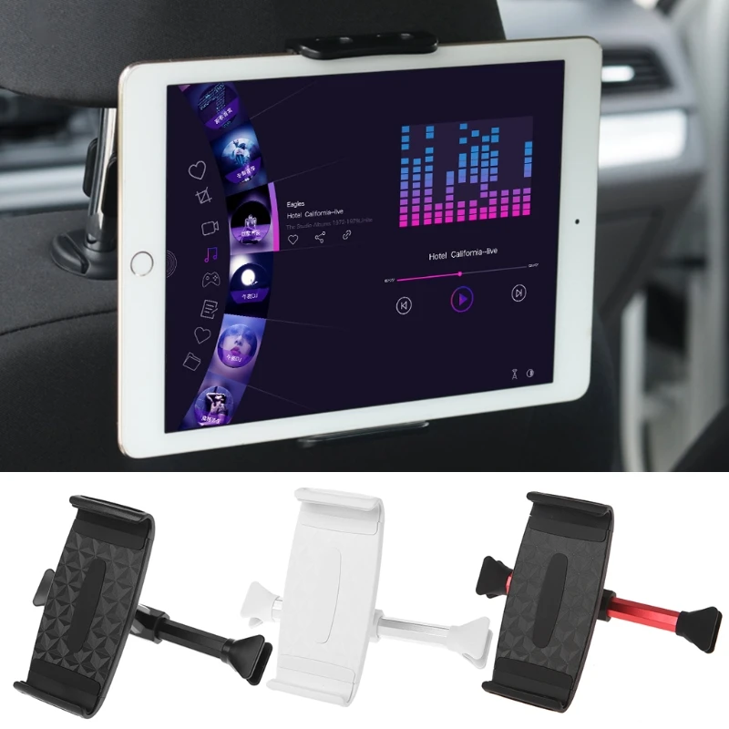 

Back Seat Car Phone Holder 4-11.5 inch Extendable Car Phone Holder Mobile Phone Tablet Rotatable Car Headrest Stand Bracket