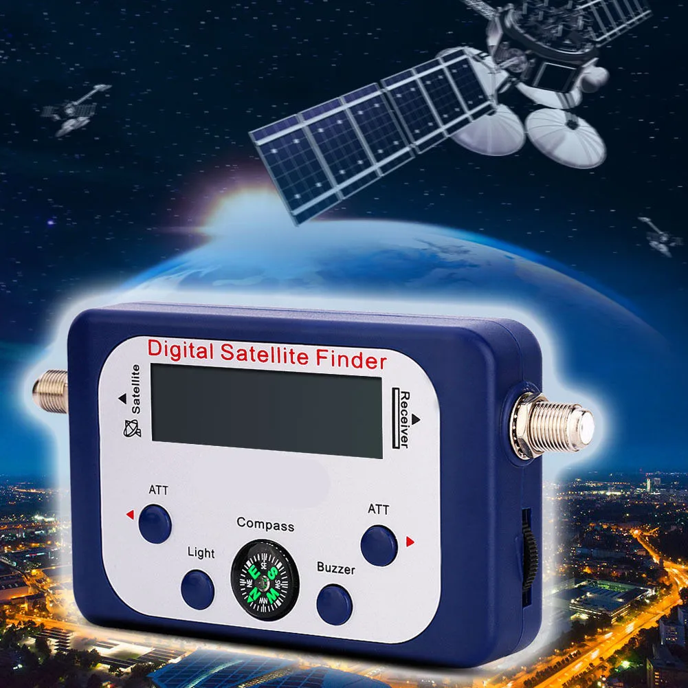 Измеритель GSF-9506 цифровой Satfinder спутниковый искатель измеритель сигнала тестер с ЖК-дисплеем компас ЖК-экран дисплей для ТВ