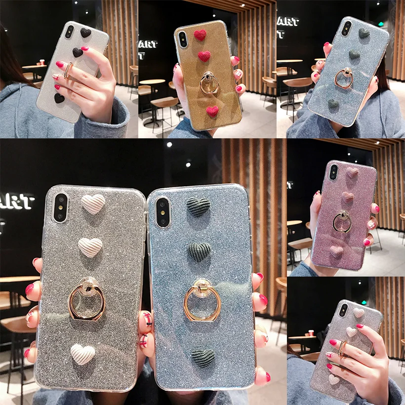 

Gliiter Cases For Asus ZB601KL ZB602KL ZC550KL ZB631KL ZB570TL ZB633KL ZB555KL Zenfone Max Pro Plus M1 M2 Ring Cover Bumper