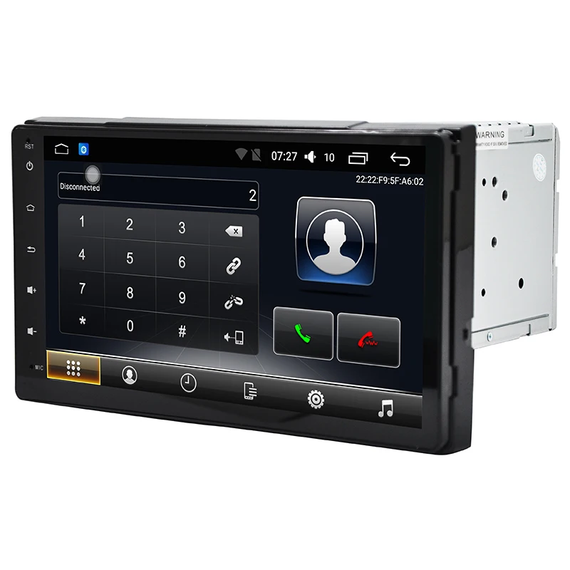 Excellent Car Multimedia player 2 Din Android 7.1 Car DVD For Toyota  Carola 2017/Innova /Crysta 9" 2G/32G touch screen Car Radio GPS 2