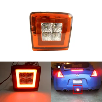 

Car Styling Multi-Function Led Rear Fog Light Assemblies For Nissan 370Z Nismo Juke Rear Fog Brake Backup Reverse Lights