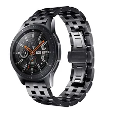20mm 22mm Stainless Steel Strap For Samsung Gear S3 Frontier Galaxy Watch 42mm 46mm Band Metal Gear Solid Bracelet for Active 2 20mm 22mm Stainless Steel Strap For Samsung Gear S3 Frontier Galaxy Watch 42mm 46mm Band Metal Gear Solid Bracelet for Active 2