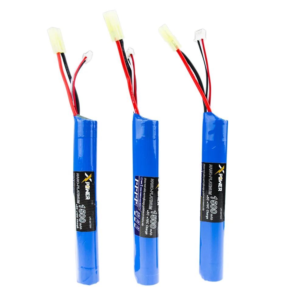 3 шт. 2 S 18650 Мощность RC Lipo Батарея 7 4 В 1500 мАч 15C Акку мини Airsoft игрушки пушки