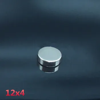 

100pcs neodymium magnet 12x4mm N35 Mini Small Disc Round Super Strong magnetic Powerful Rare Earth permanent 12*4 mm sheet