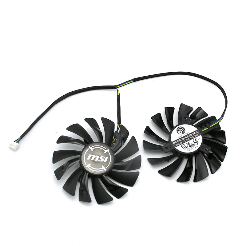 Кулер для видеокарты MSI RX570/RX580/RX470/RX480 вентилятор охлаждения графической карты 12 В