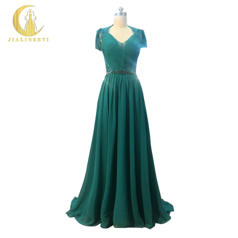 dark green ruffle dress