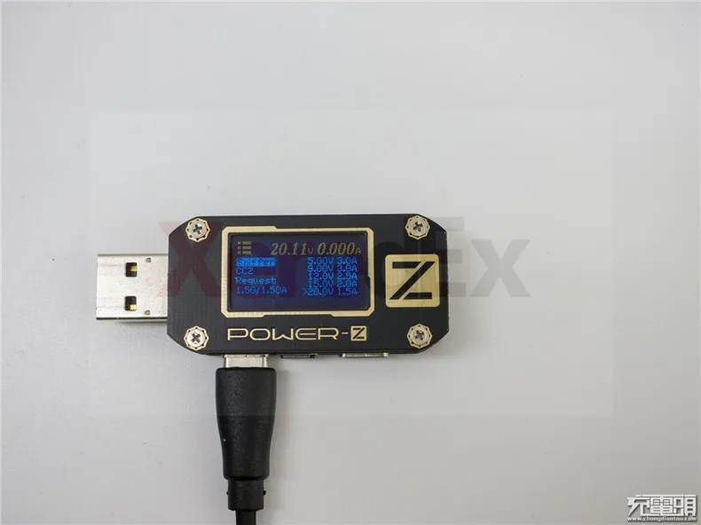 POWER-Z PD USB напряжение и ток пульсация двойной тип-c тестер KM001C